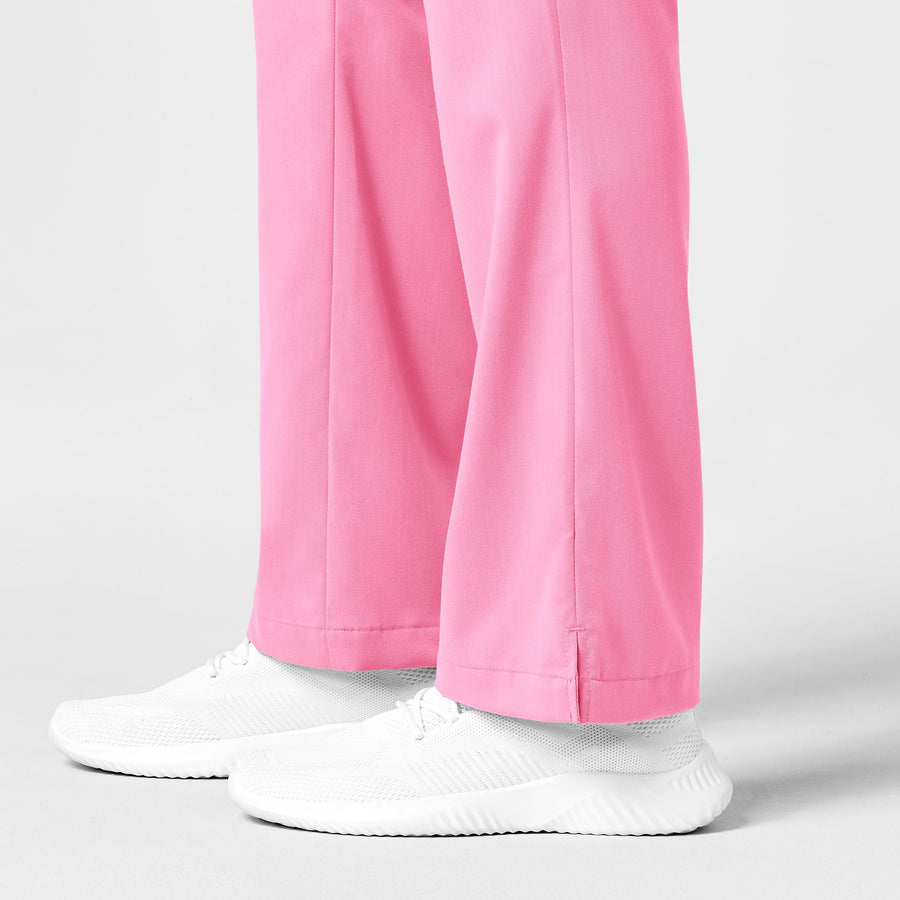 PRO Women's Moderate Flare Leg Scrub Pant - Pink Blossom