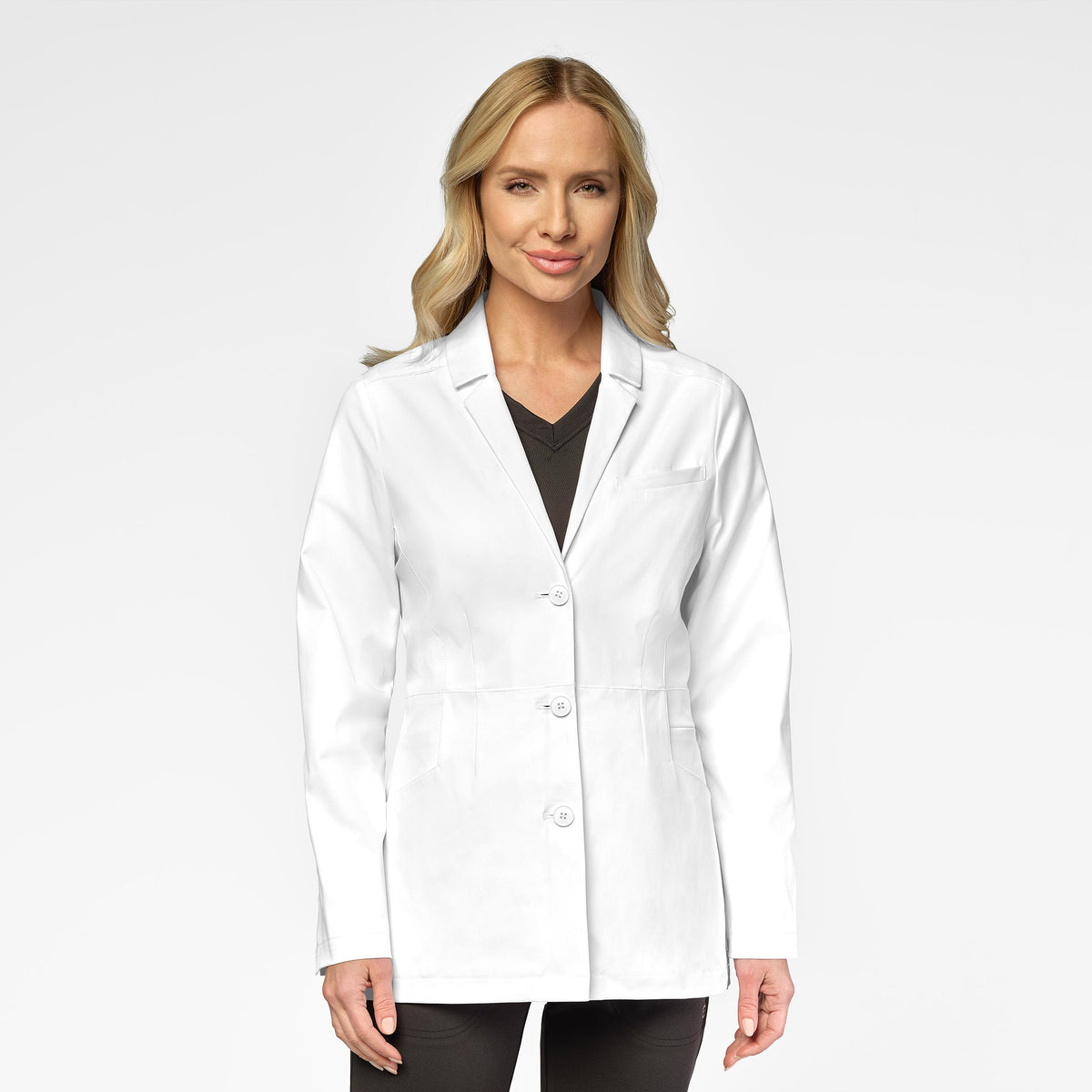 Slate Women's 28 Inch Doctors Coat - White Coat