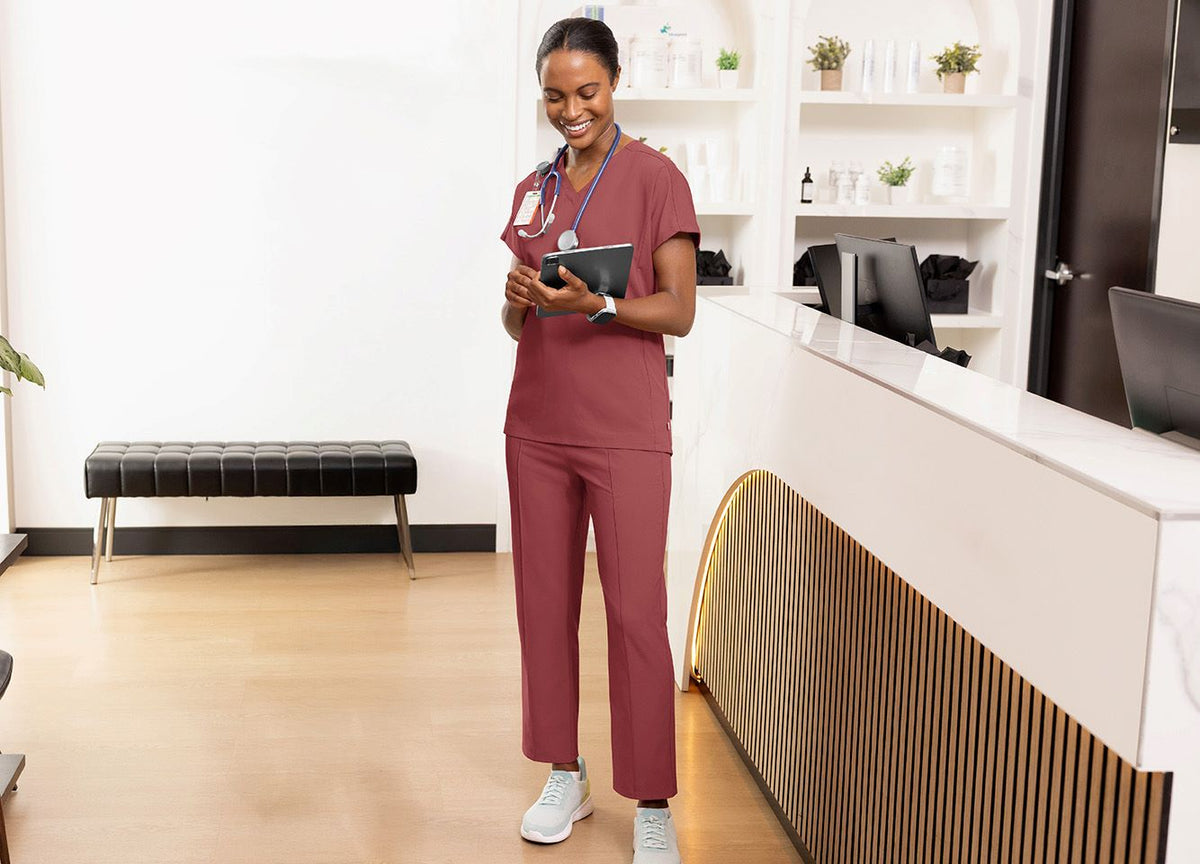 Ruby Scrubs | Shop Bold Red Scrubs for Women – Wink Scrubs