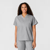 Wink WonderWORK Unisex V-Neck Scrub Top Grey