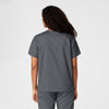 WonderWORK Unisex V-Neck Scrub Top - Pewter