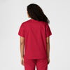 WonderWORK Unisex V-Neck Scrub Top - Red