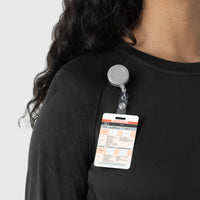 Layers Women's Engineered Underscrub Tee Black side detail 2