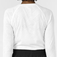 Layers Women's Engineered Underscrub Tee White side detail 1