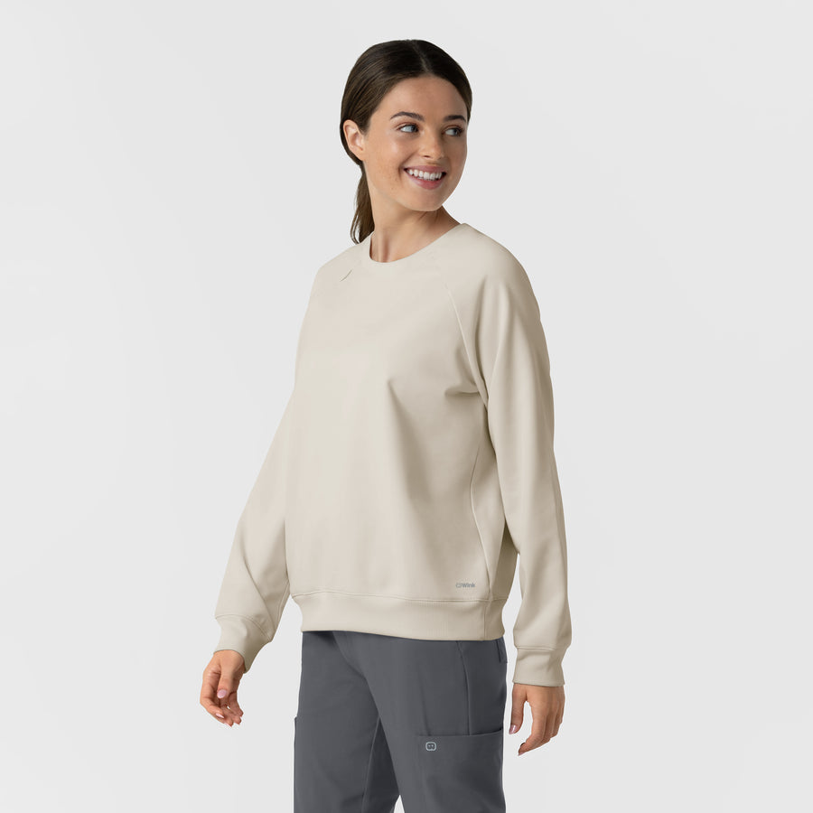 Layers Women's Pullover Sweatshirt Birch side view