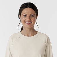 Layers Women's Pullover Sweatshirt Birch front detail