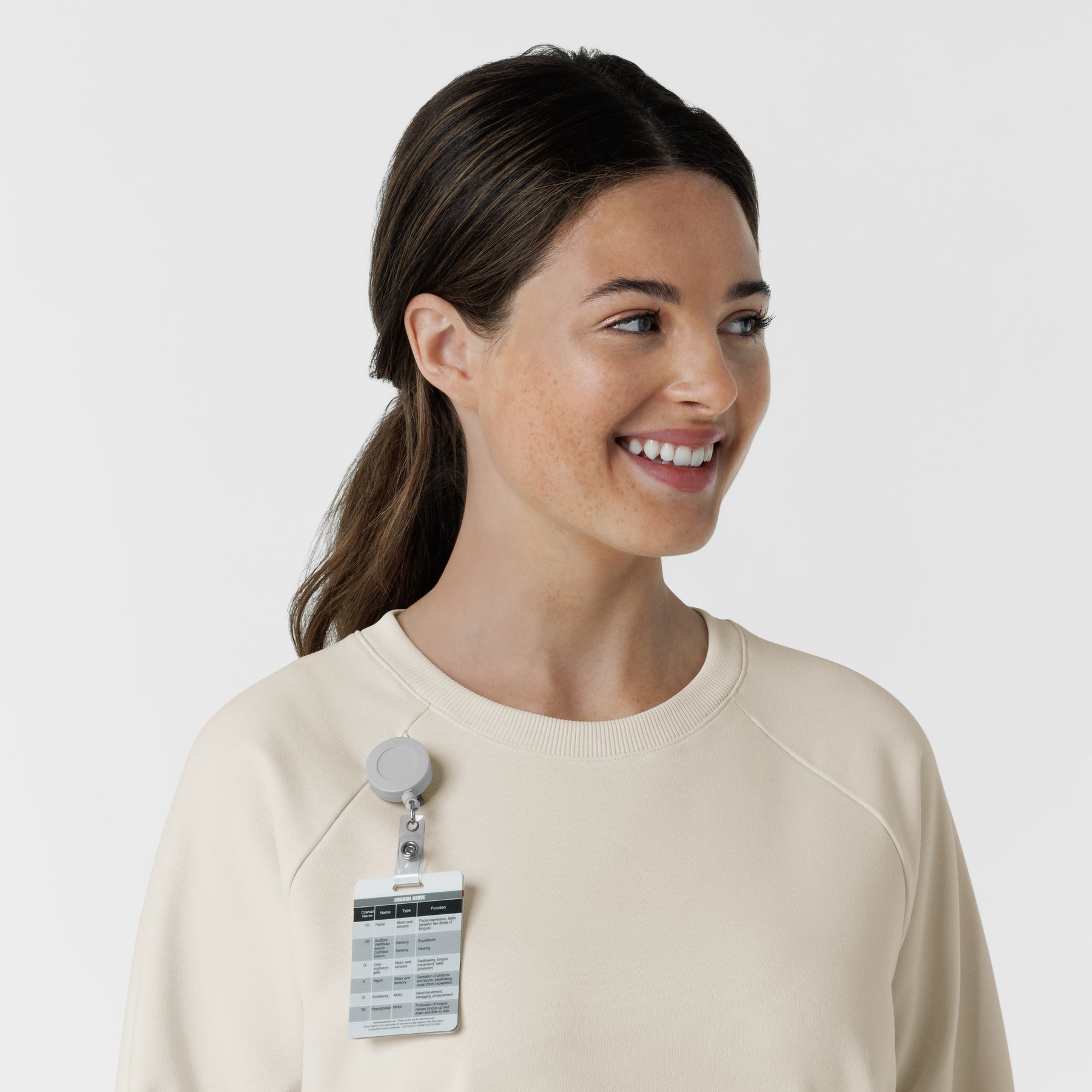 Layers Women's Pullover Sweatshirt Birch side detail 1