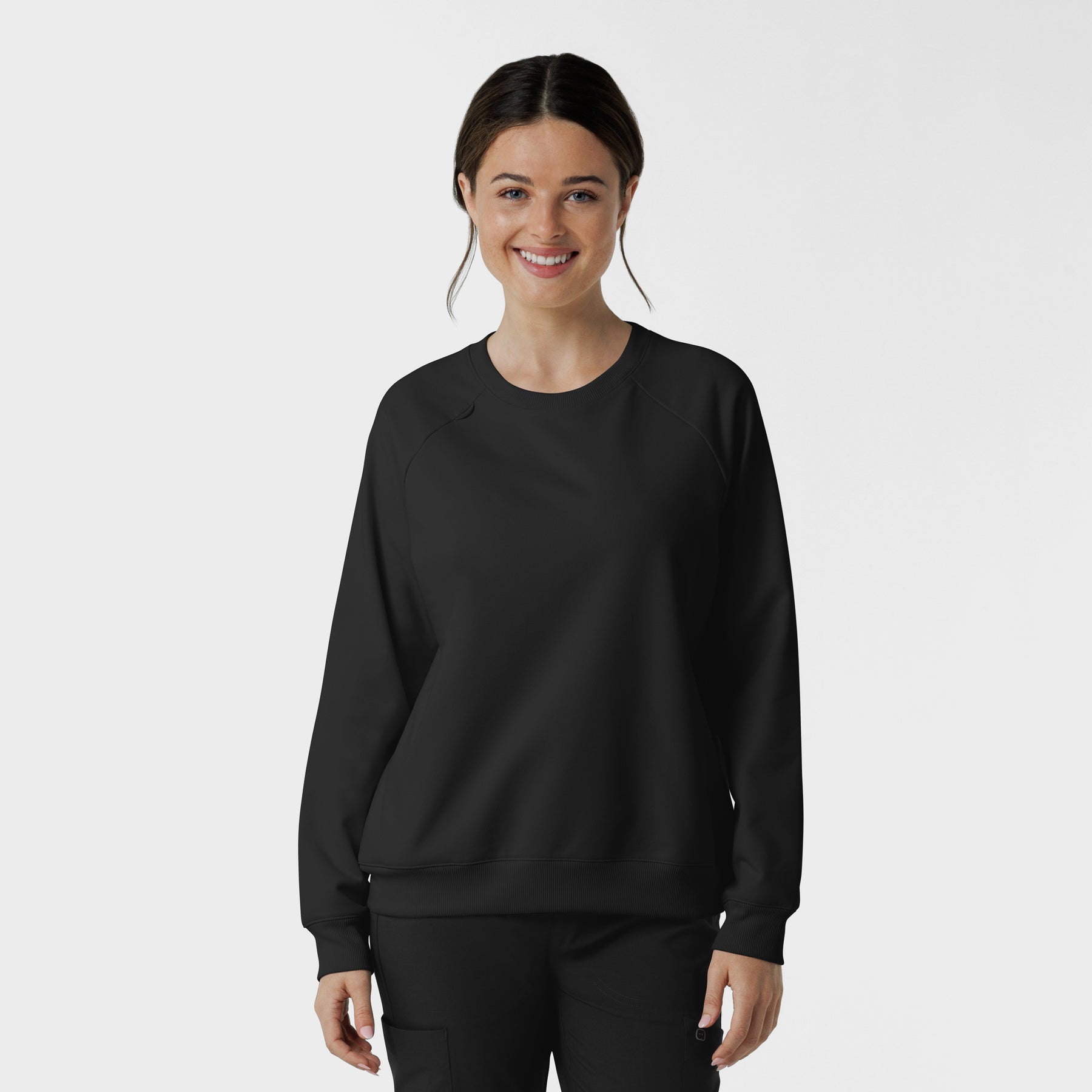 Layers Women's Pullover Sweatshirt Black
