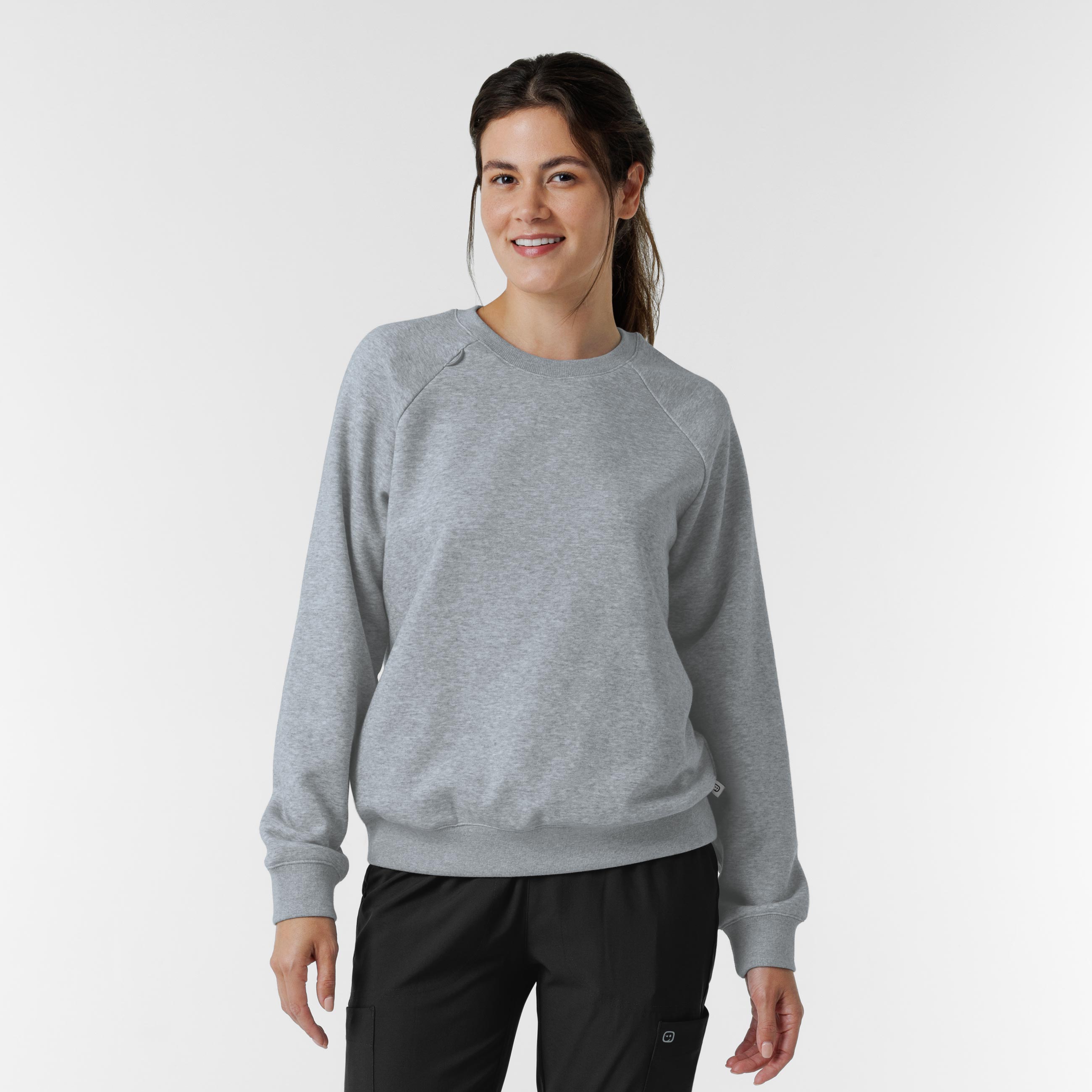 Heather Scrubs | Underscrubs | Heathery Grey – Wink Scrubs