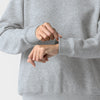 Layers Women's Pullover Sweatshirt Grey Heather hemline detail