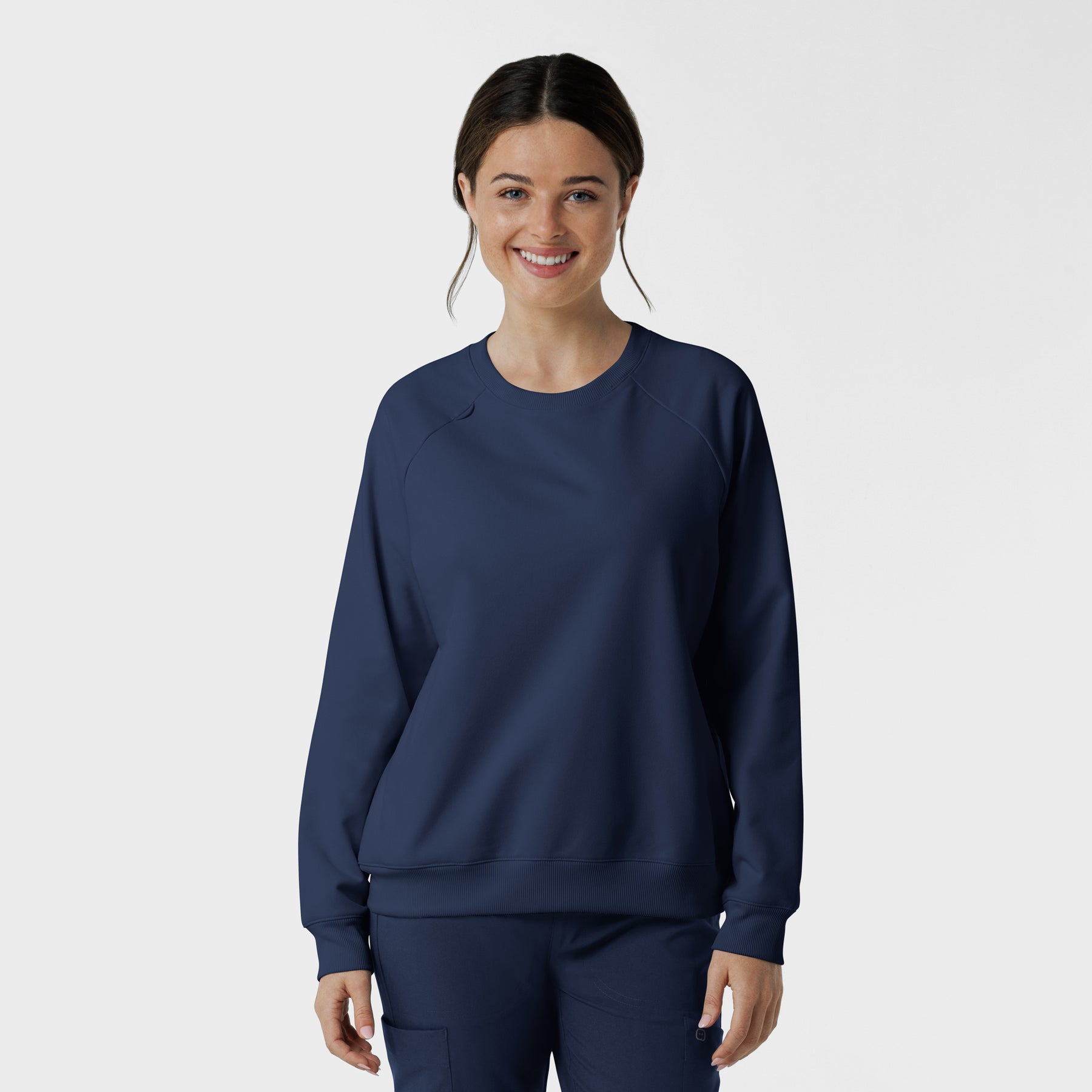 Layers Women's Pullover Sweatshirt Navy