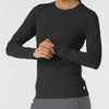 Layers Women's Essential Layer Long Sleeve Black side detail 1