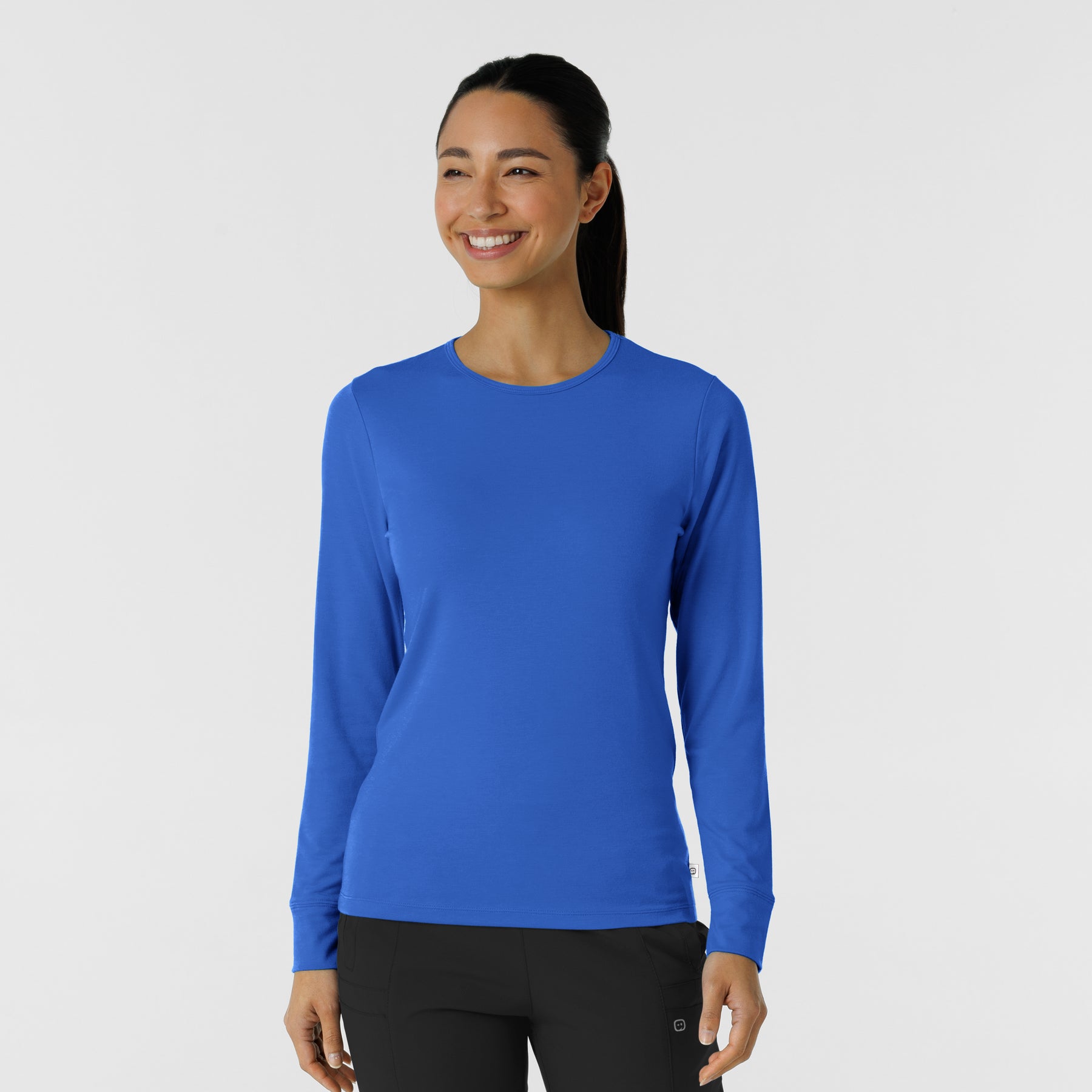 Layers Women's Essential Layer Long Sleeve Underscrub Royal