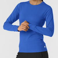 Layers Women's Essential Layer Long Sleeve Royal side detail 1