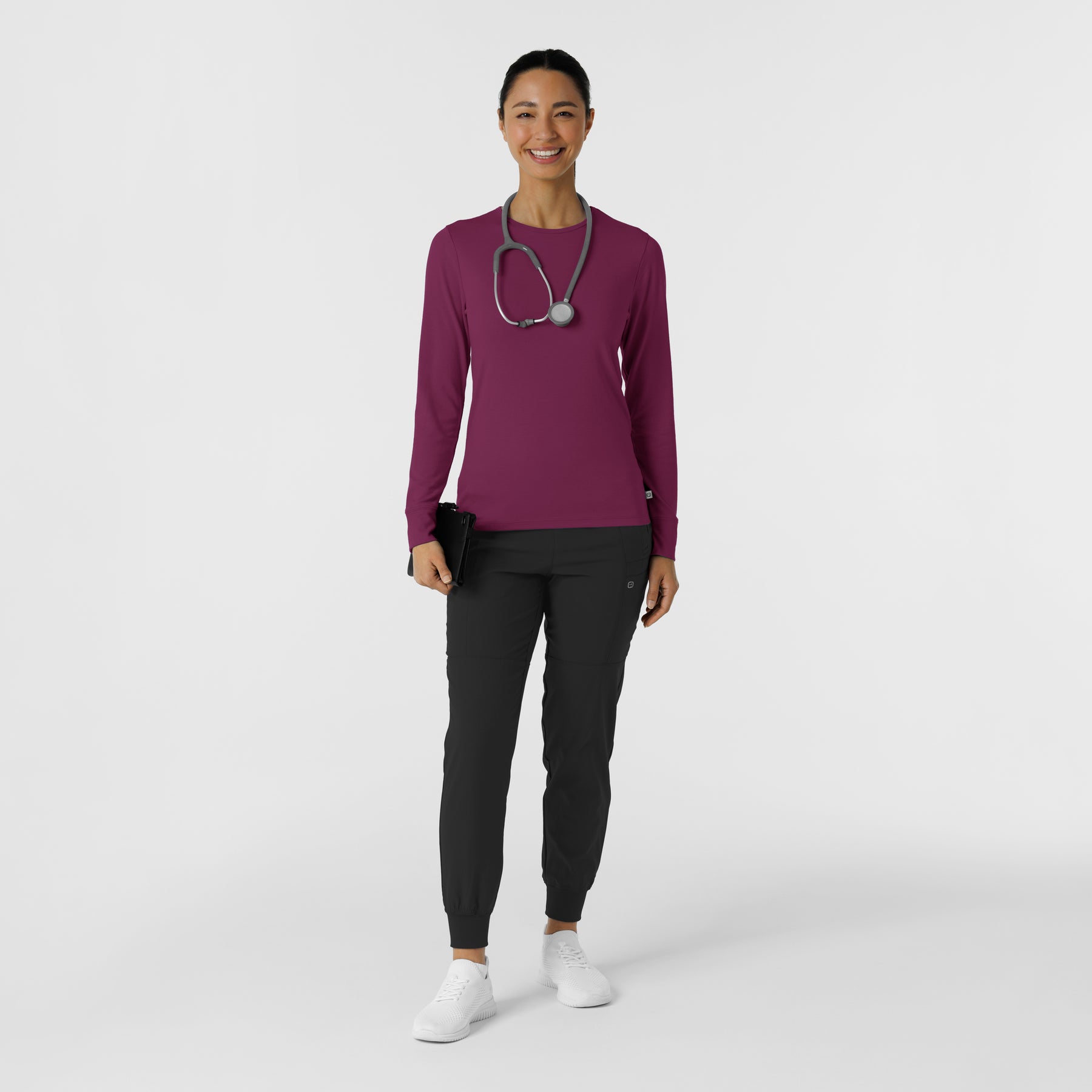 Women's Essential Layer Long Sleeve - Wine