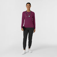 Women's Essential Layer Long Sleeve - Wine