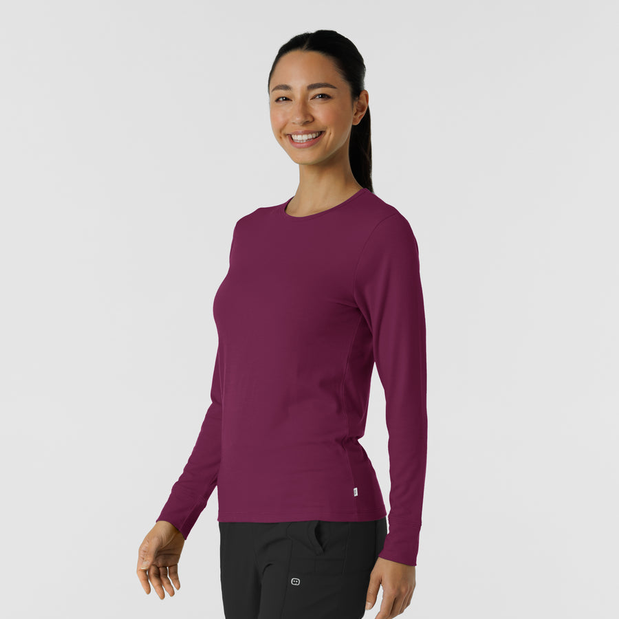 Women's Essential Layer Long Sleeve - Wine