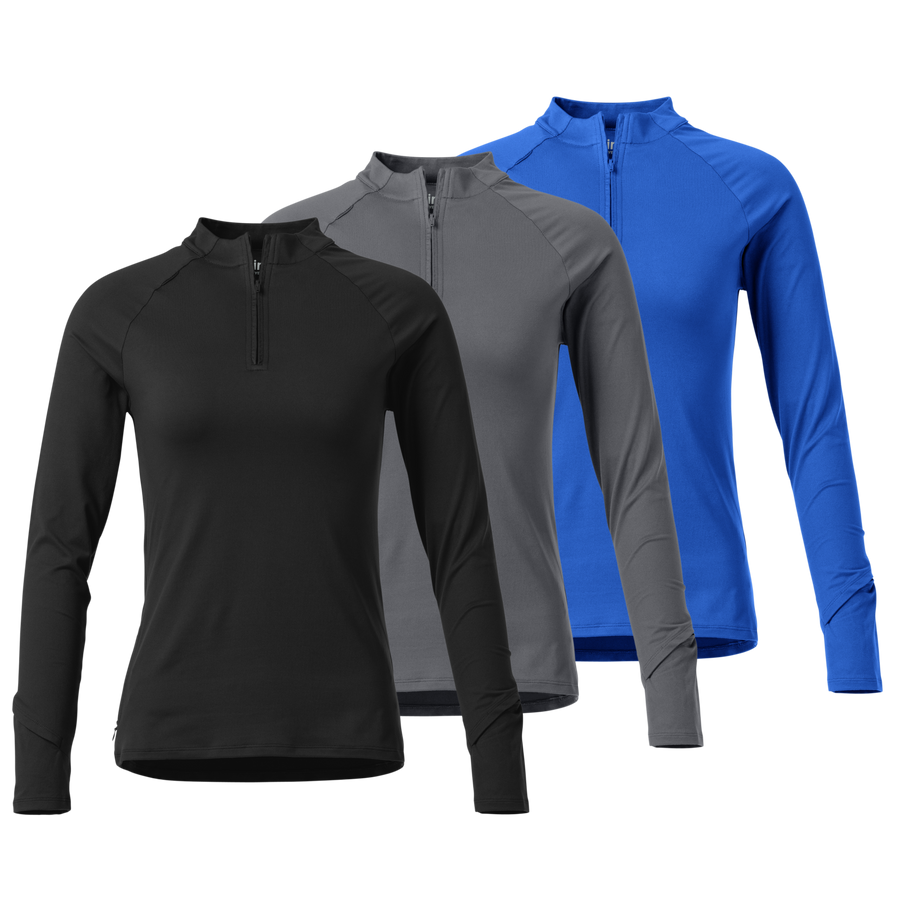 Women's Watch Window Quarter Zip Multipack