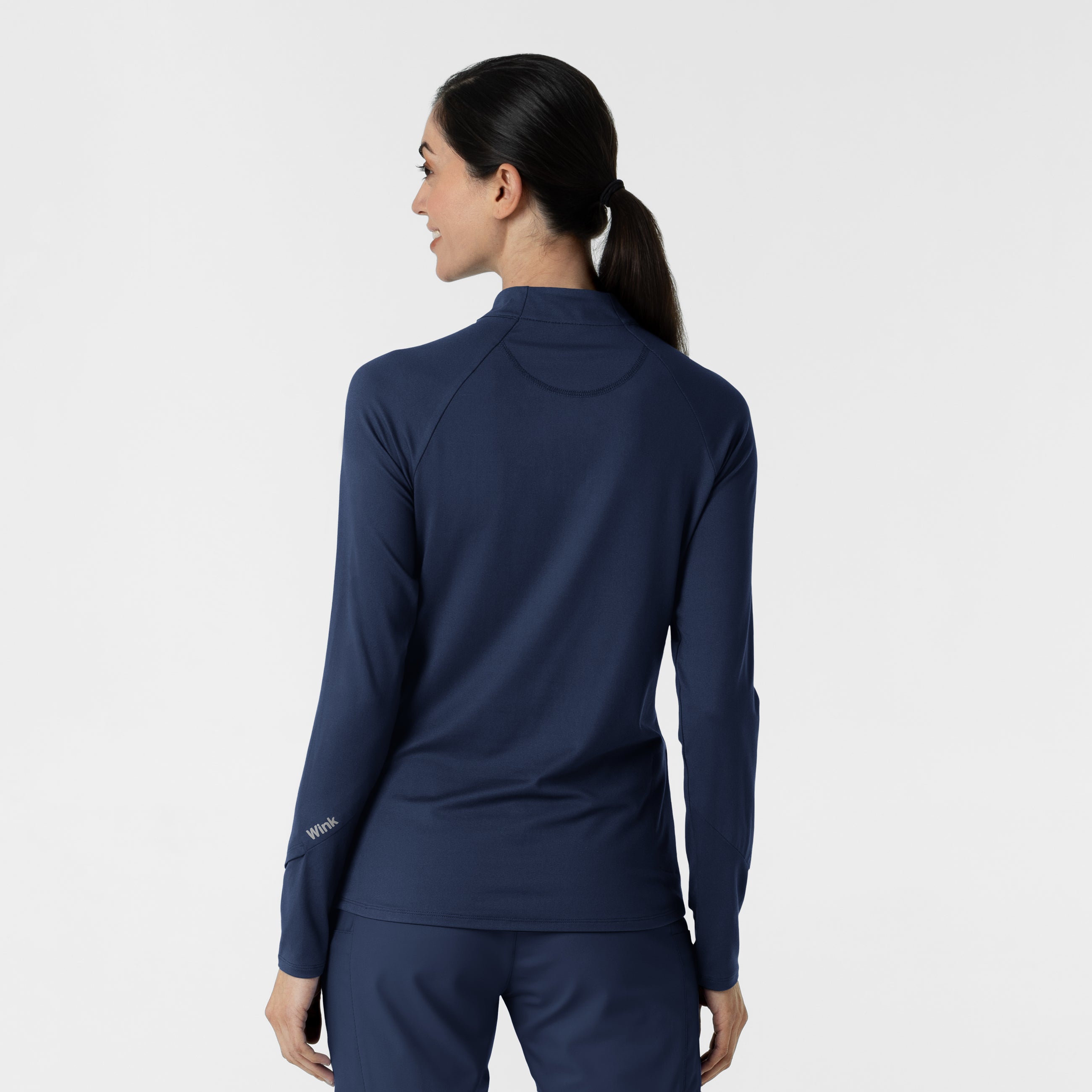 vaqutau voyage ノースリーブス トップス Women's Watch Window Quarter Zip Top - Colors – Wink Scrubs