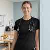 Women's Short Sleeve Essential Tee - Black