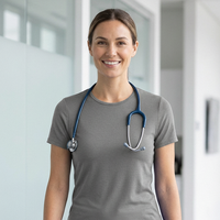 Women's Short Sleeve Essential Tee - Pewter