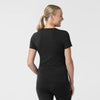 Layers Women's Short Sleeve Essential Tee Black back view