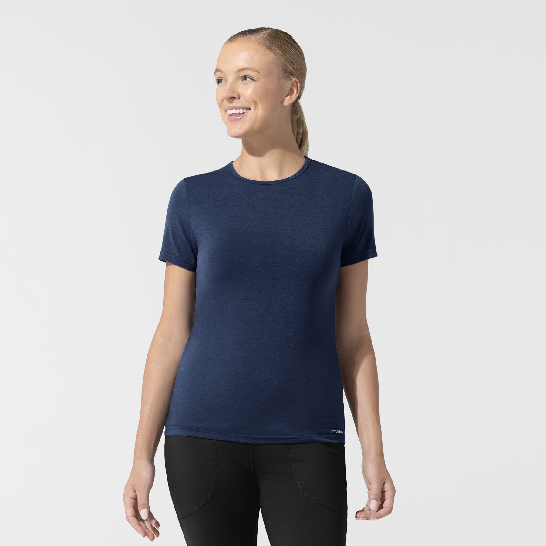Women's Short Sleeve Essential Tee - Navy