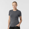 Layers Women's Short Sleeve Essential Tee Pewter side view