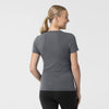 Layers Women's Short Sleeve Essential Tee Pewter back view