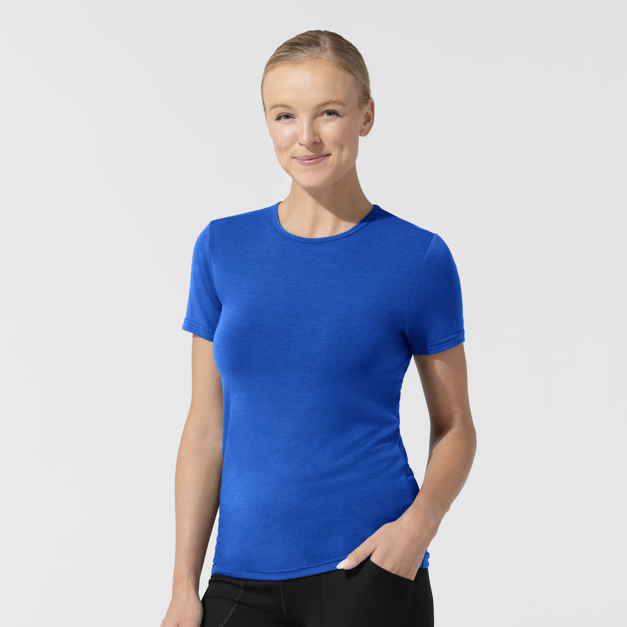 Layers Women's Short Sleeve Essential Tee Royal side view