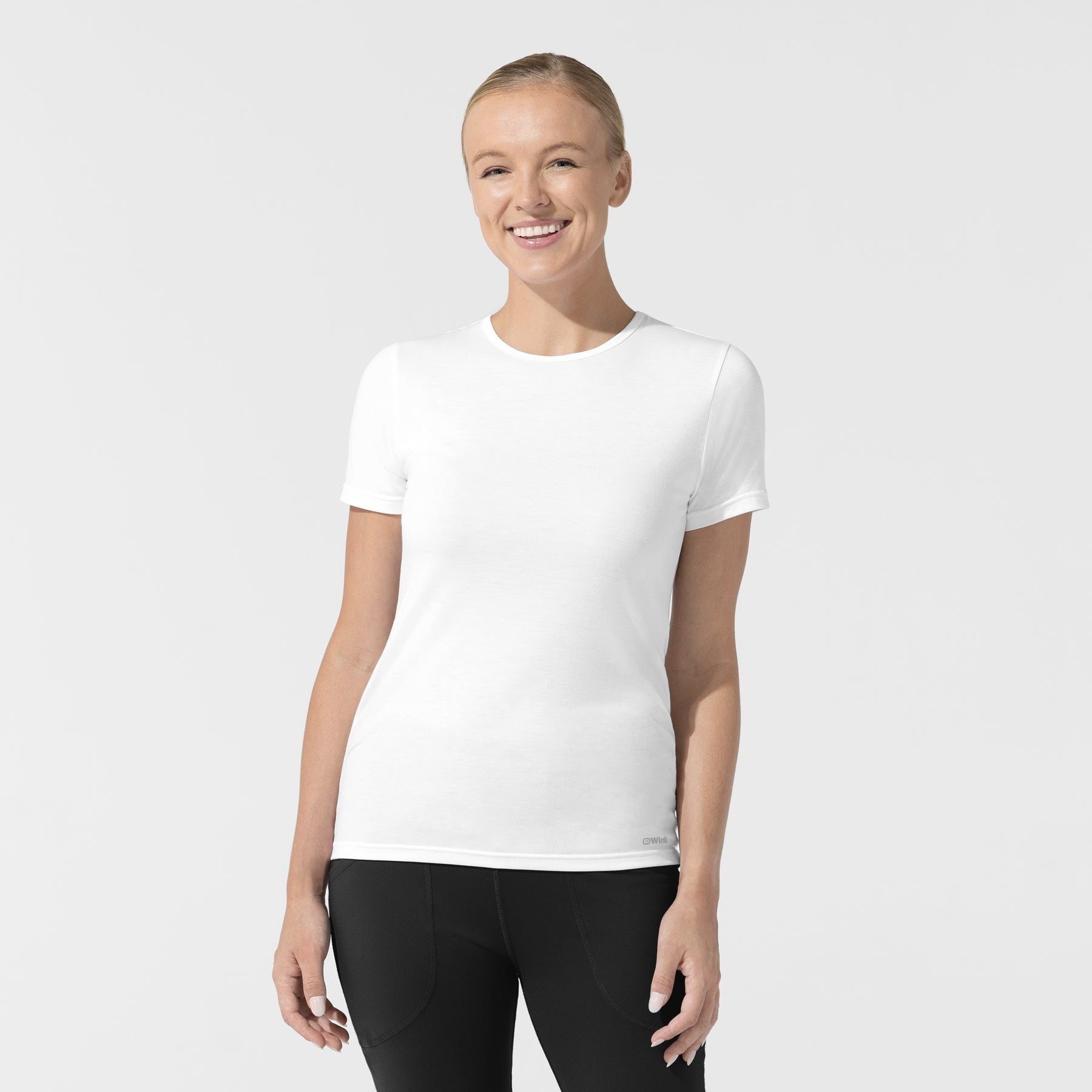 Women's Short Sleeve Essential Tee - White 