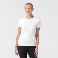 Women's Short Sleeve Essential Tee - White 
