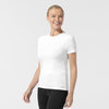 Layers Women's Short Sleeve Essential Tee White side view