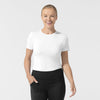 Layers Women's Short Sleeve Essential Tee White side detail 1