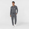 Layers Men’s Essential Layer Long Sleeve Pewter full scrub set