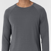 Layers Men’s Essential Layer Long Sleeve Pewter side detail 1