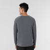Layers Men’s Essential Layer Long Sleeve Pewter back view
