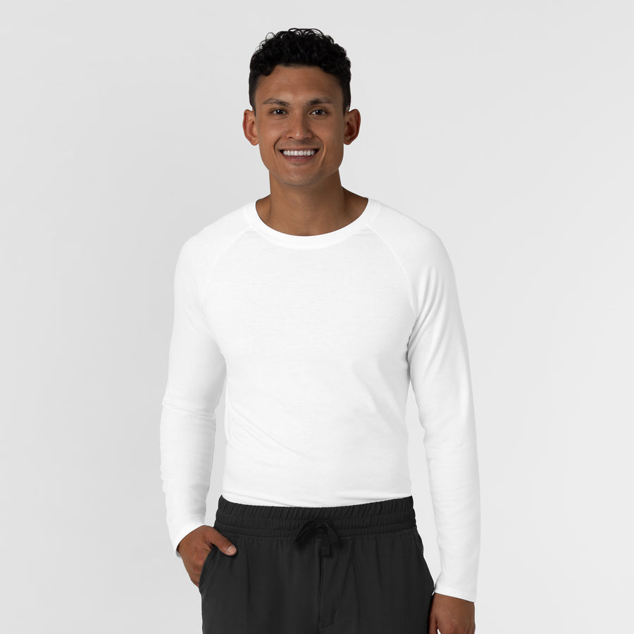 Men’s Essential Layer Underscrub Long Sleeve - White