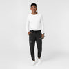 Men’s Essential Layer Long Sleeve - White scrub set