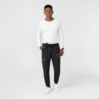 Men’s Essential Layer Long Sleeve - White scrub set