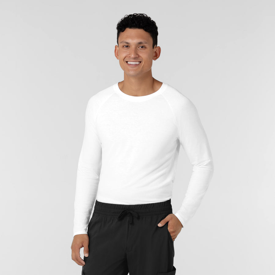 Layers Men’s Essential Layer Long Sleeve White side view