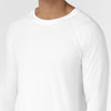 Layers Men’s Essential Layer Long Sleeve White front detail