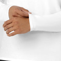 Layers Men’s Essential Layer Long Sleeve White side detail 1