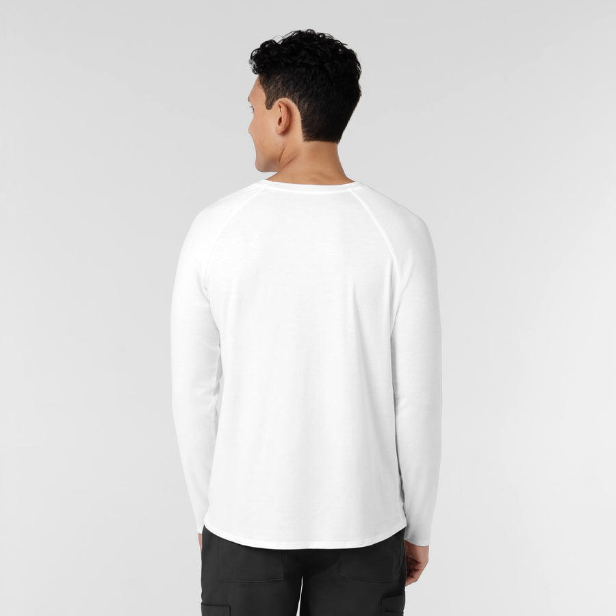 Layers Men’s Essential Layer Long Sleeve White back view