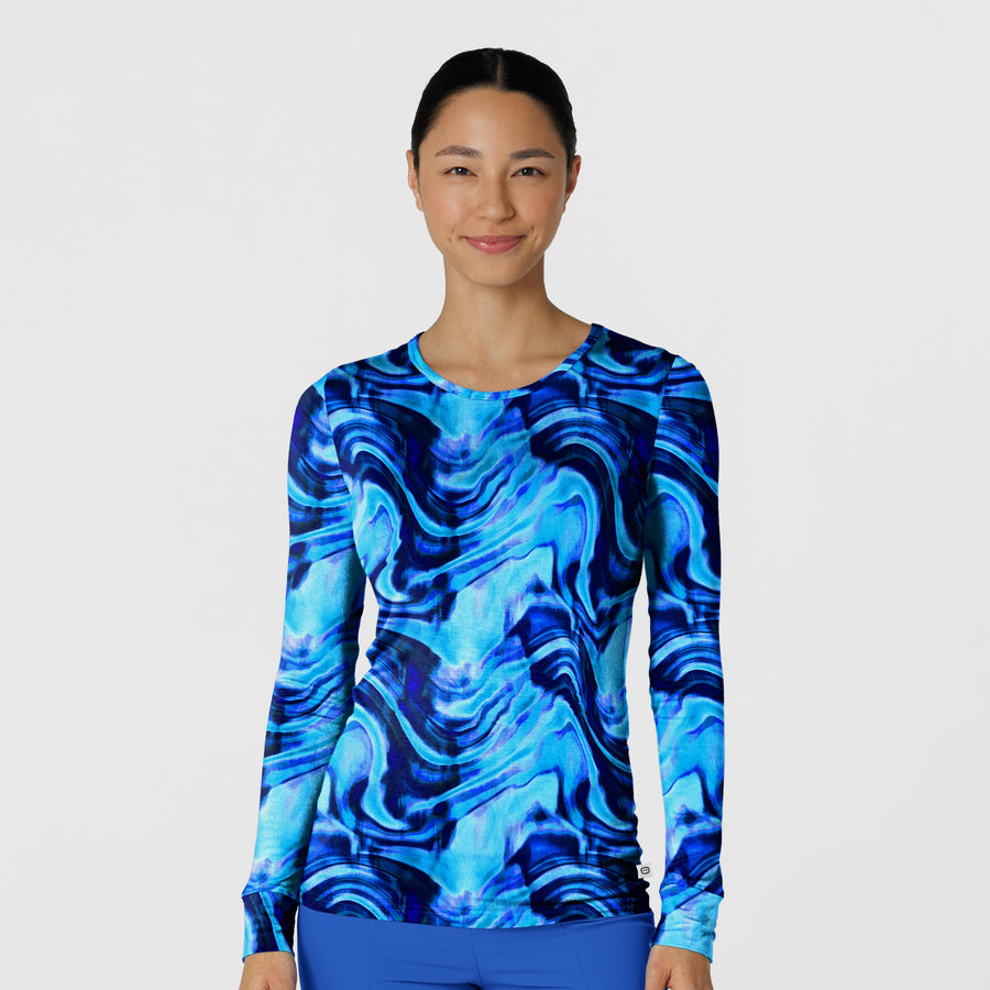 Layers Women's All-over Print Silky Tee Dreamy Daze