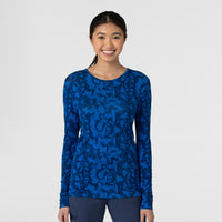 Women's All-over Print Silky Tee - Midnight Mist