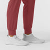 RENEW Women's Cargo Jogger Scrub Jumpsuit - Ruby