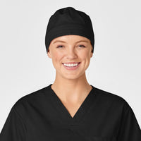 Wink WonderWORK Unisex Tie Back Scrub Cap Black