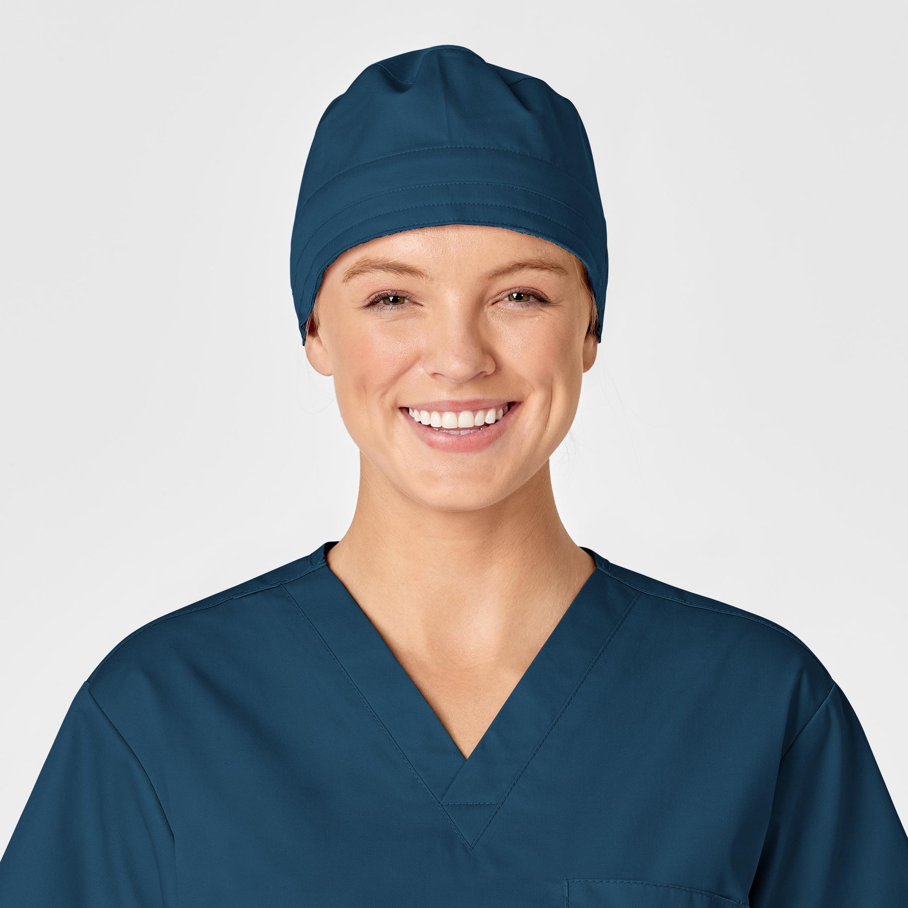 Wink WonderWORK Unisex Tie Back Scrub Cap Caribbean Blue