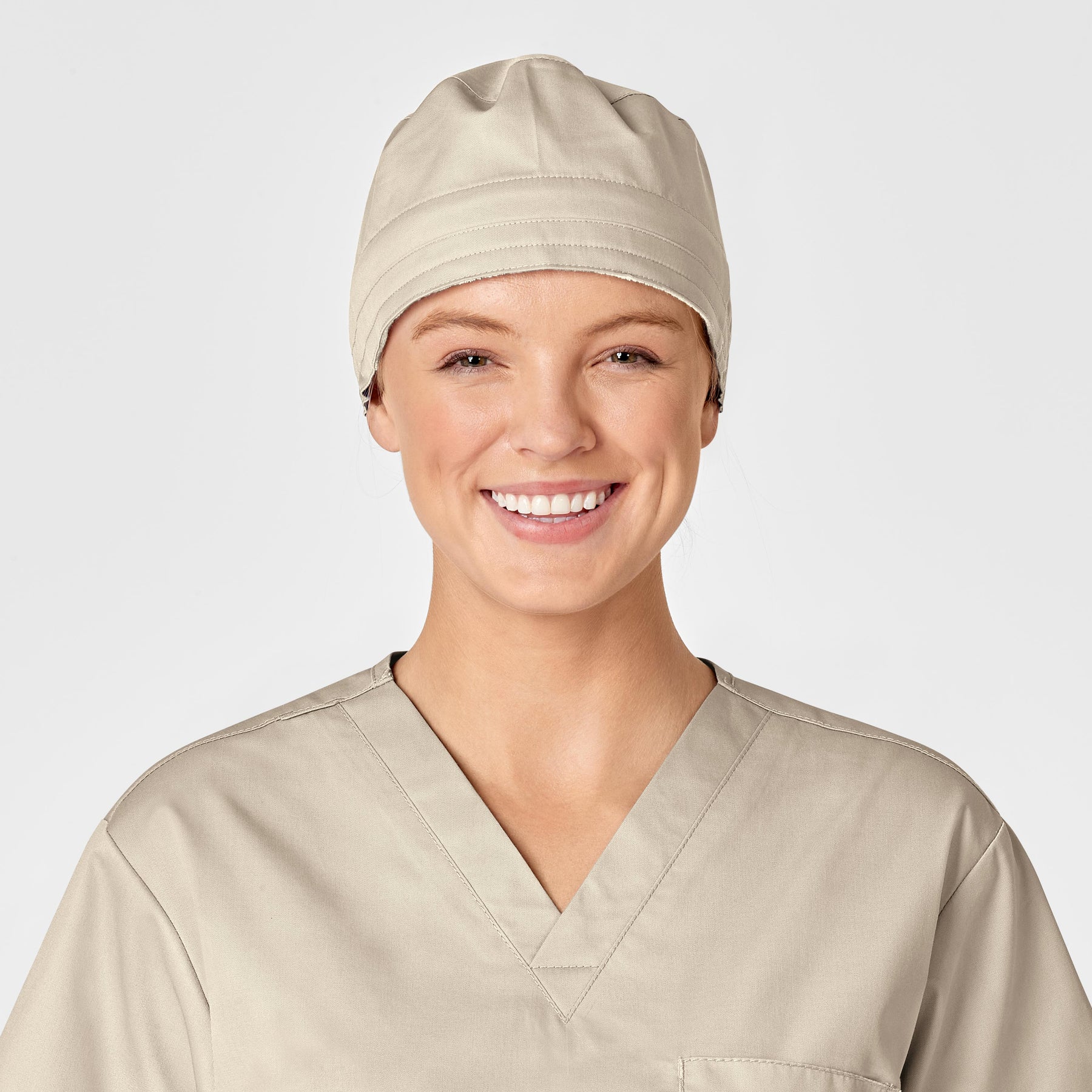 Wink WonderWORK Unisex Tie Back Scrub Cap Khaki